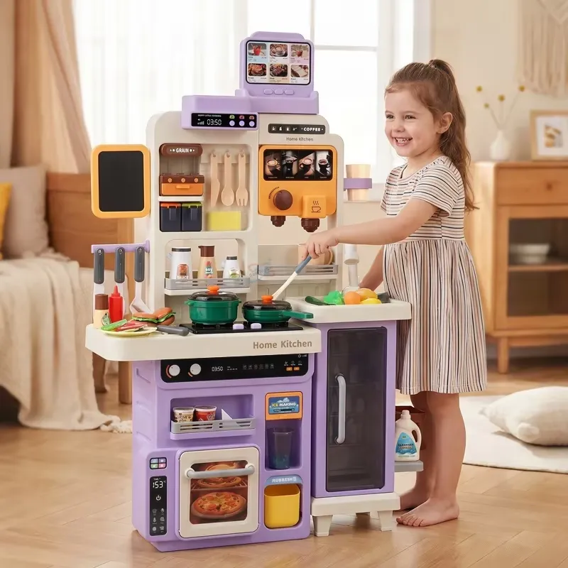 Home Improvement K&B Construction - 90cm Large Pretend Play Kitchen Set