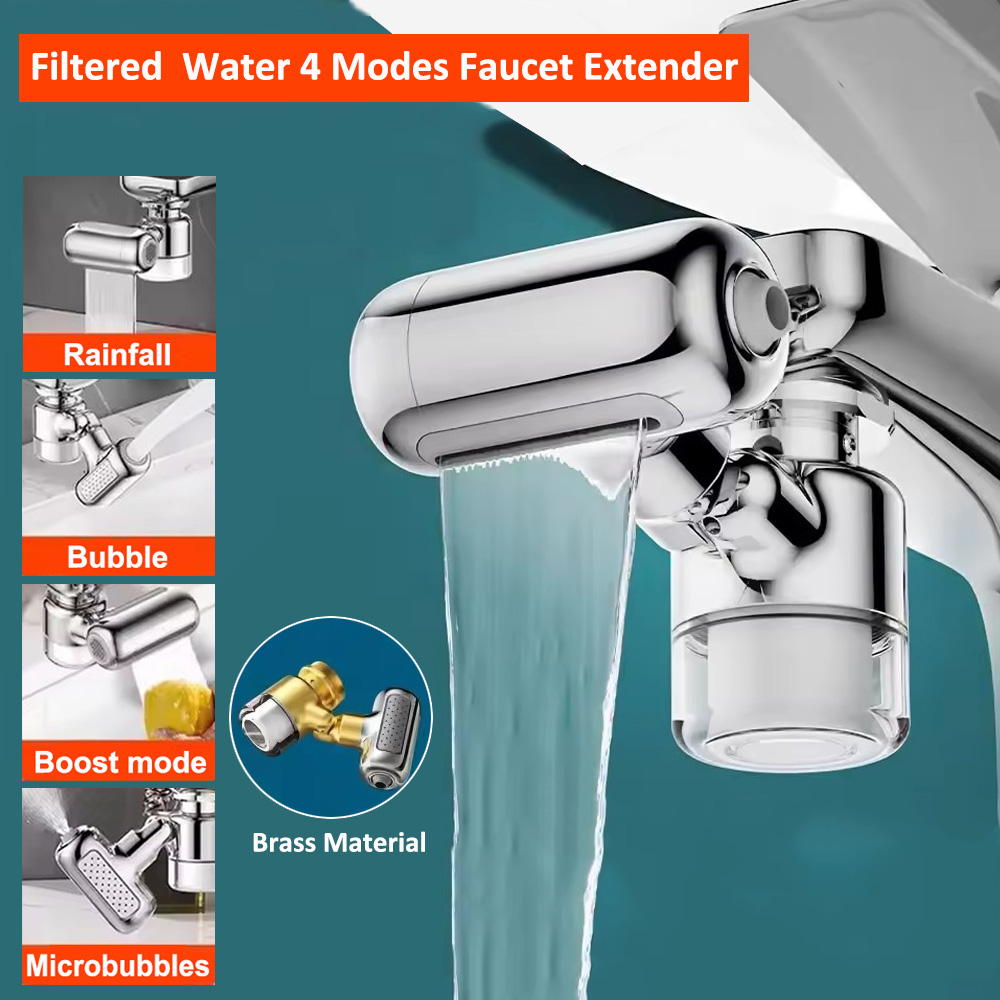 Home Improvement K&B Construction - Universal 4 Modes Kitchen Faucet Extender