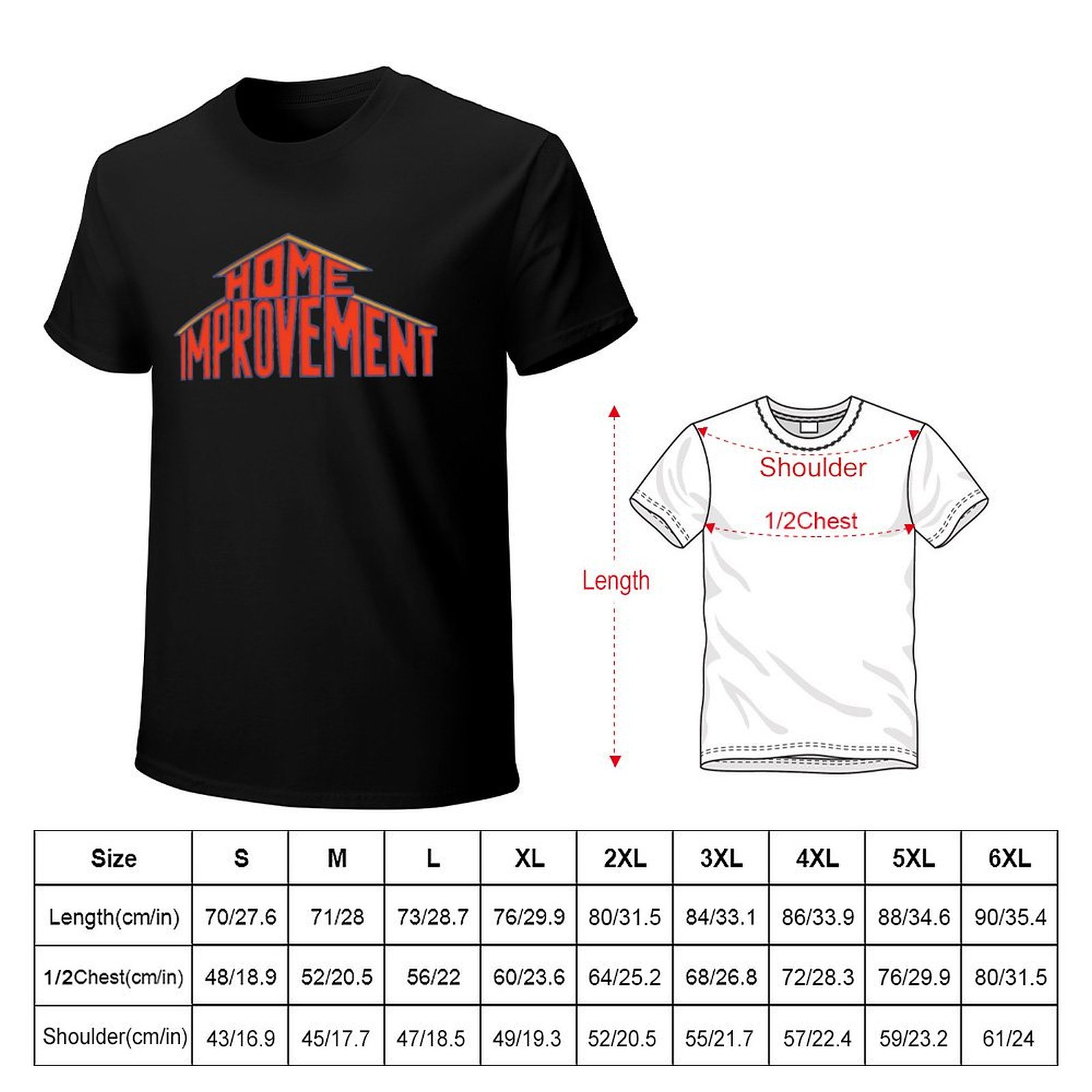 Home Improvement Logo 90s T-Sh - Home Improvement Logo 评论和价格