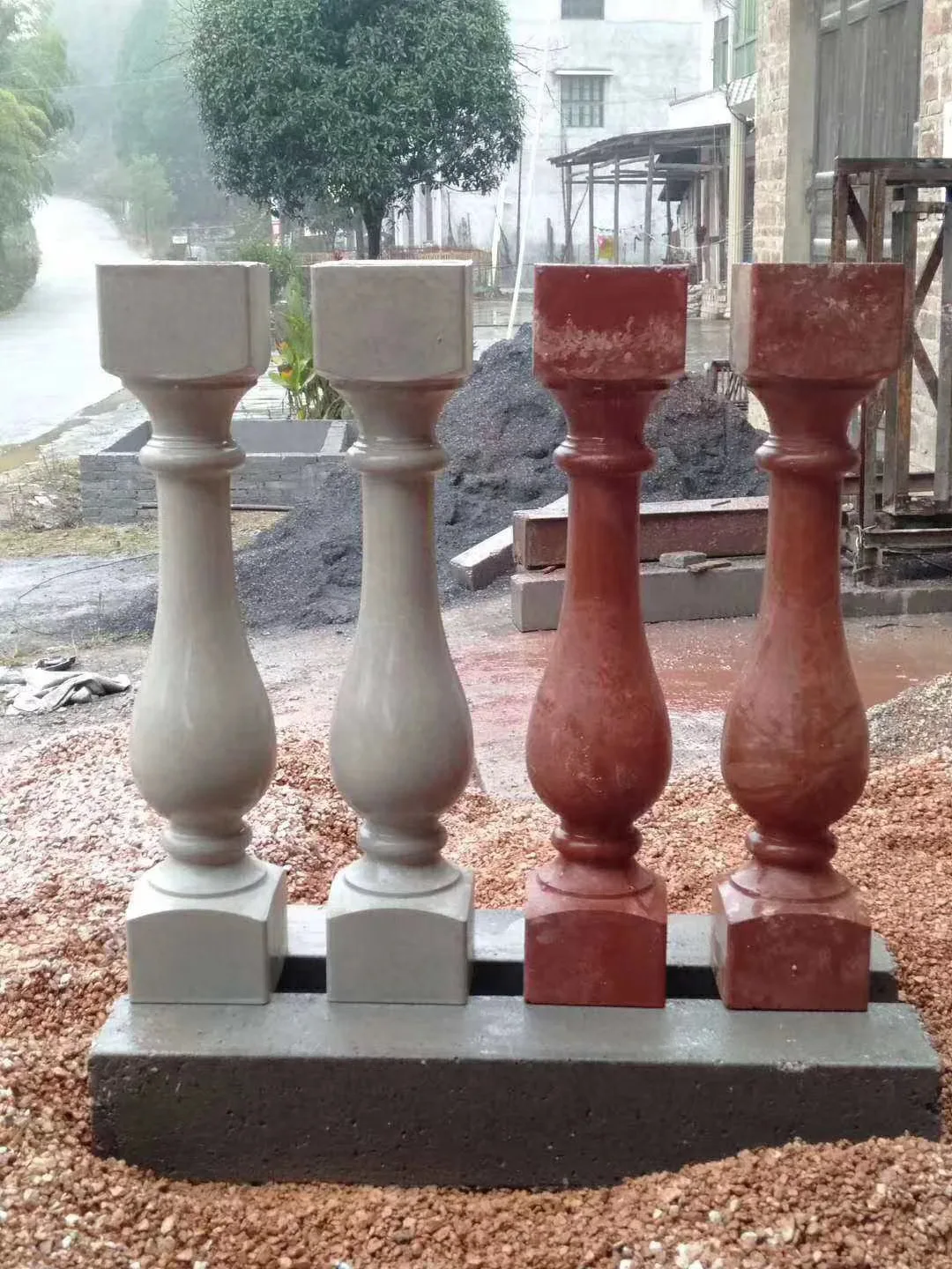Set of 3 Plastic Precast Concr - Home Improvement Fence 评论和价格