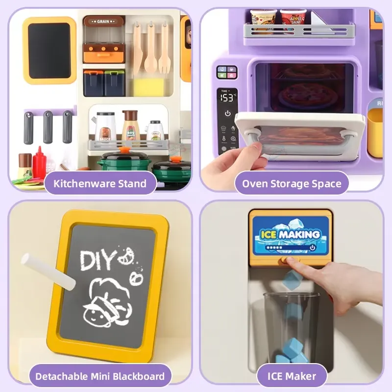 90cm Large Pretend Play Kitche - Home Improvement K&B Construction 评论和价格