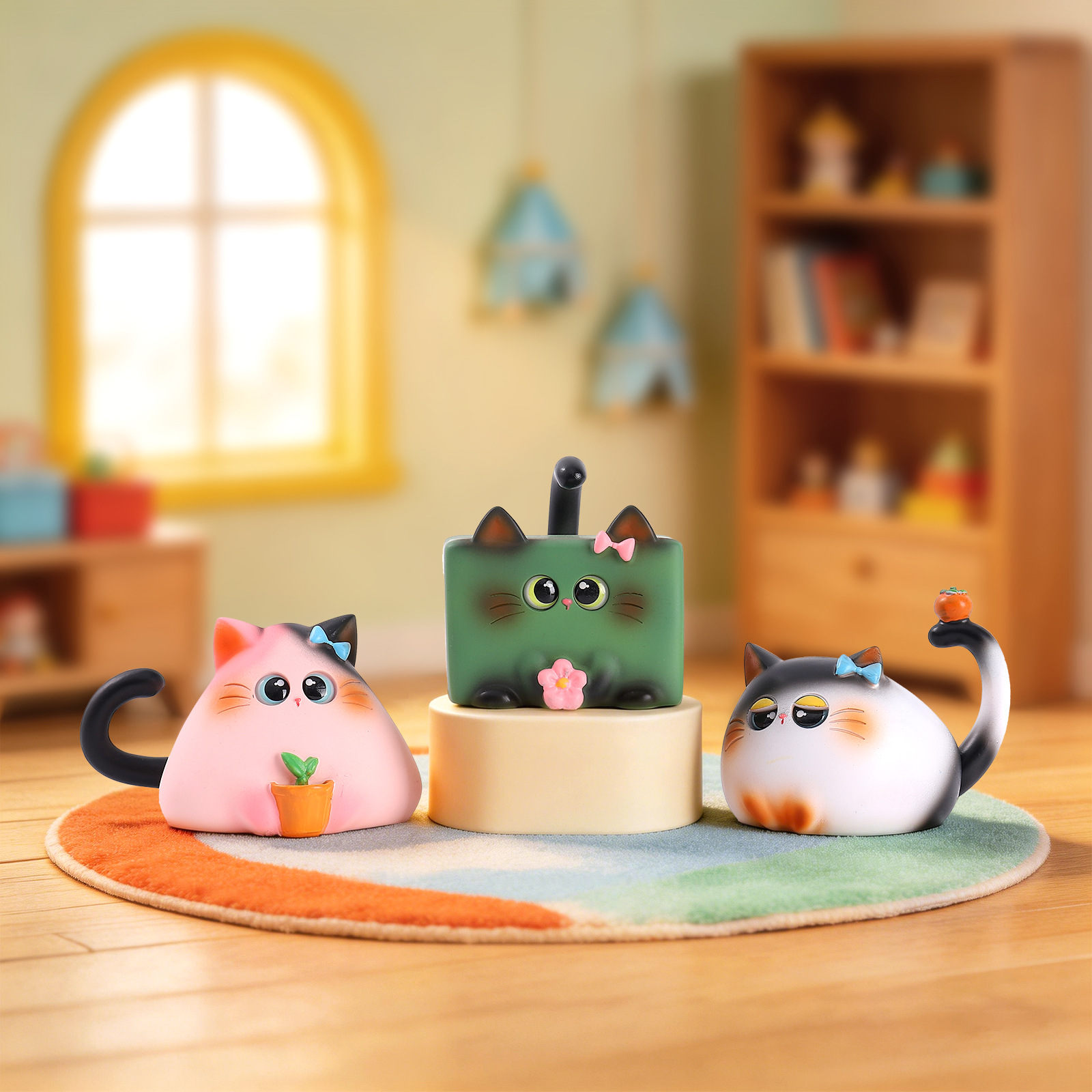 Blind Box Cat Figurine Resin C - Home Improvement And Hardware 评论和价格