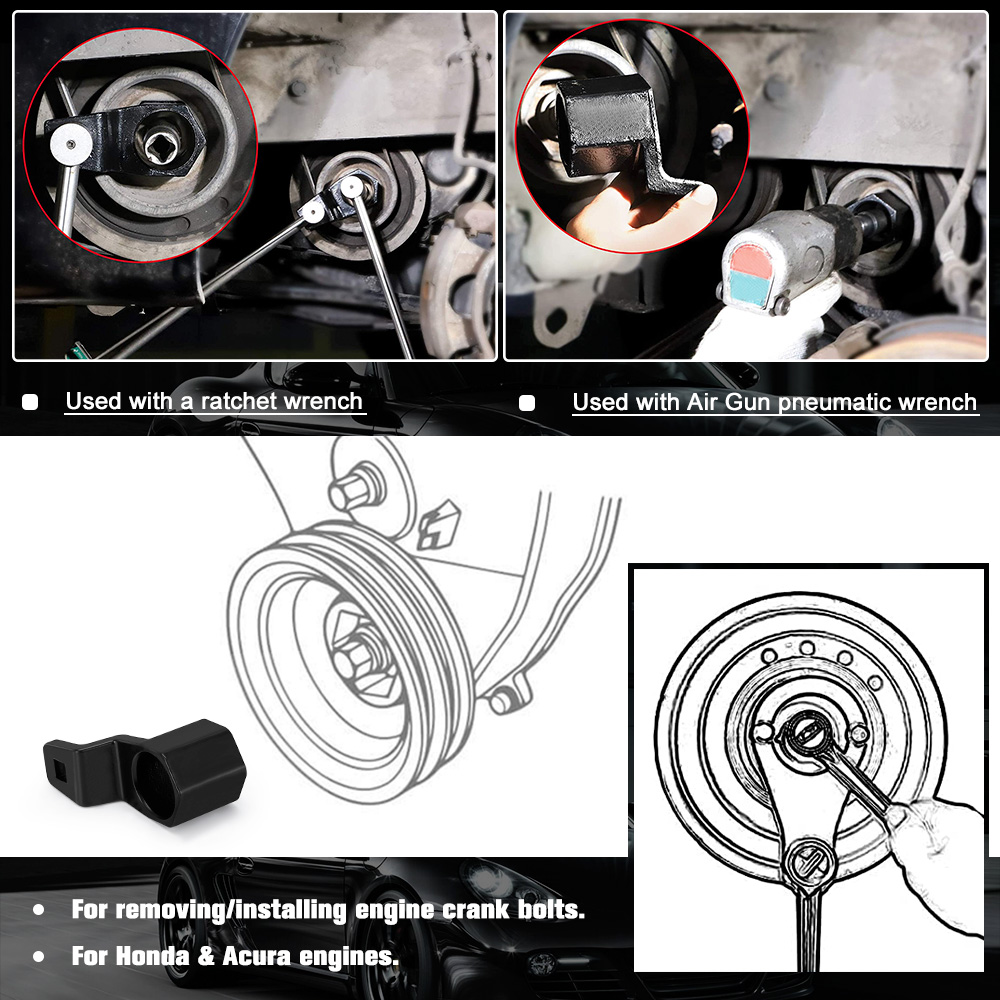 Crank Pulley Removal Tool Sock - Home Improvement Tim Allen 评论和价格