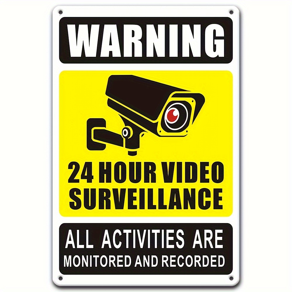 24/7 Video Surveillance Warnin - Home Improvement And Hardware 评论和价格