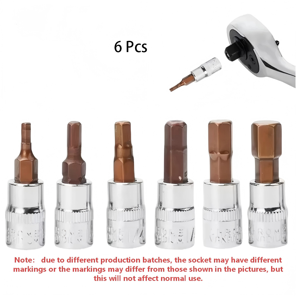 6Pcs Hex Screwdriver Bit Socke - Home Improvement Tim Allen 评论和价格