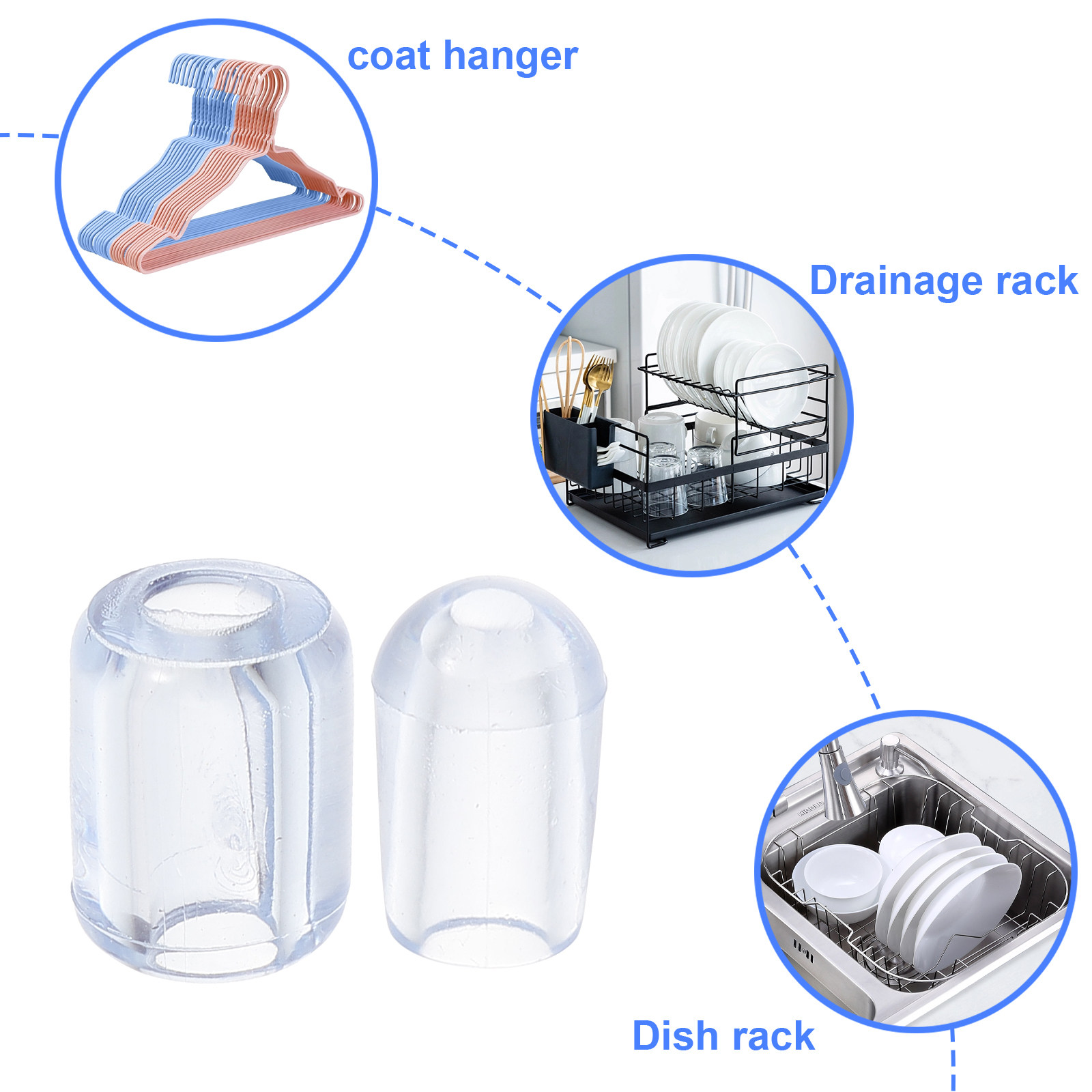 80Pcs Kitchen Sink Grid Feet P - Home Improvement K&B Construction 评论和价格