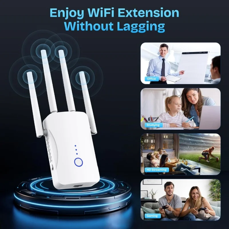 1200Mbps Dual Band WiFi Repeat - Home Improvement And Hardware 评论和价格