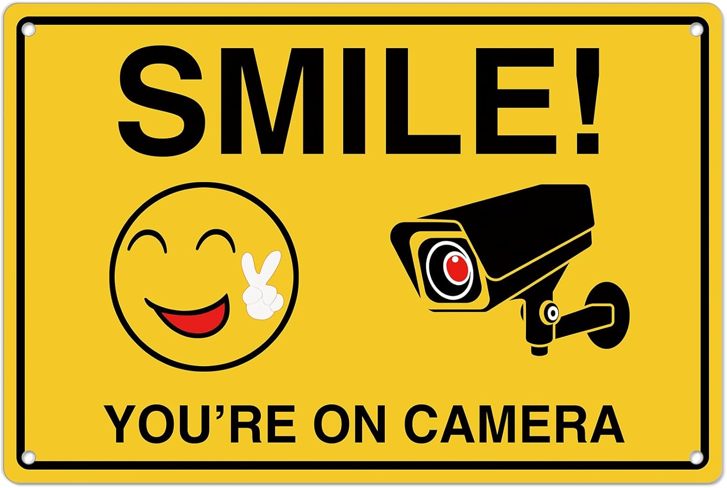 Smile Youre On Camera Signs ;  - Home Improvement And Hardware 评论和价格