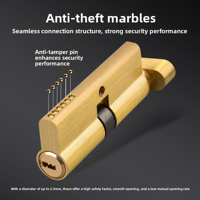 Door Cylinder Lock Biased 70mm - Home Improvement And Hardware 评论和价格