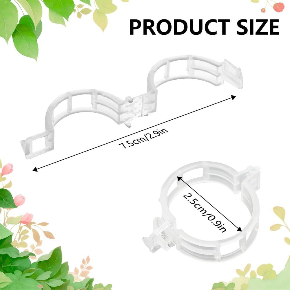 100PCS Plant Support Clips Reu - Home Improvement And Hardware 评论和价格