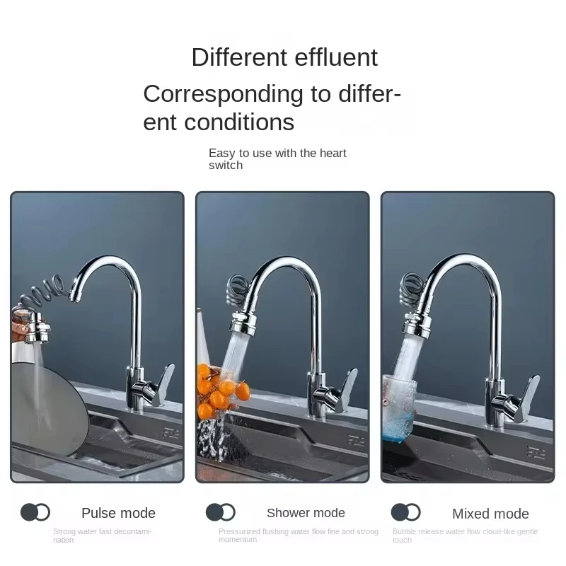 New 3 Modes Sink Faucet 360 De - Home Improvement K&B Construction 评论和价格