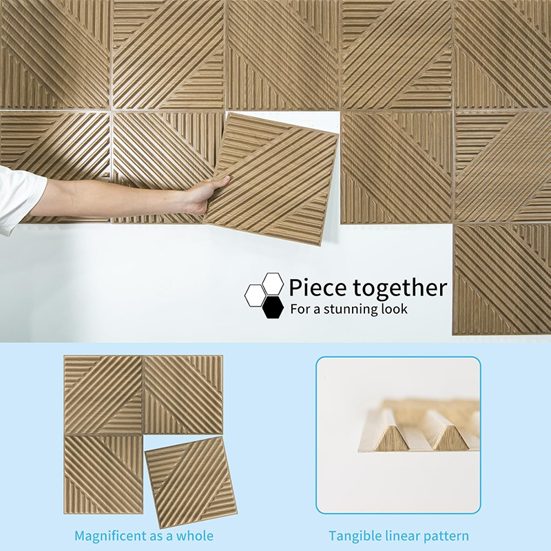 12 Pcs  3D Wall Panel 30x30cm  - Home Improvement K&B Construction 评论和价格
