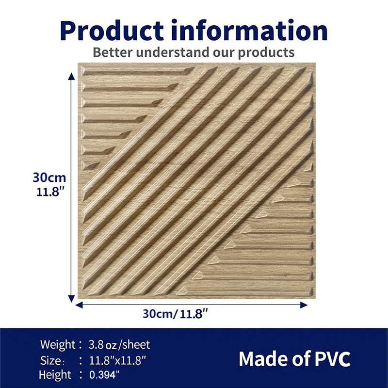 12 Pcs  3D Wall Panel 30x30cm  - Home Improvement K&B Construction 评论和价格