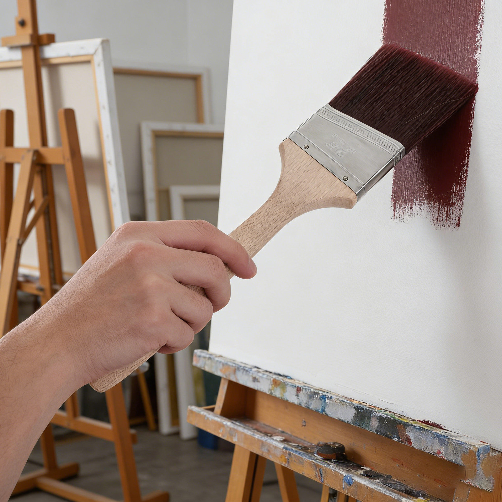 Flat Angle Paint Brush Latex I - Home Improvement Fence 评论和价格