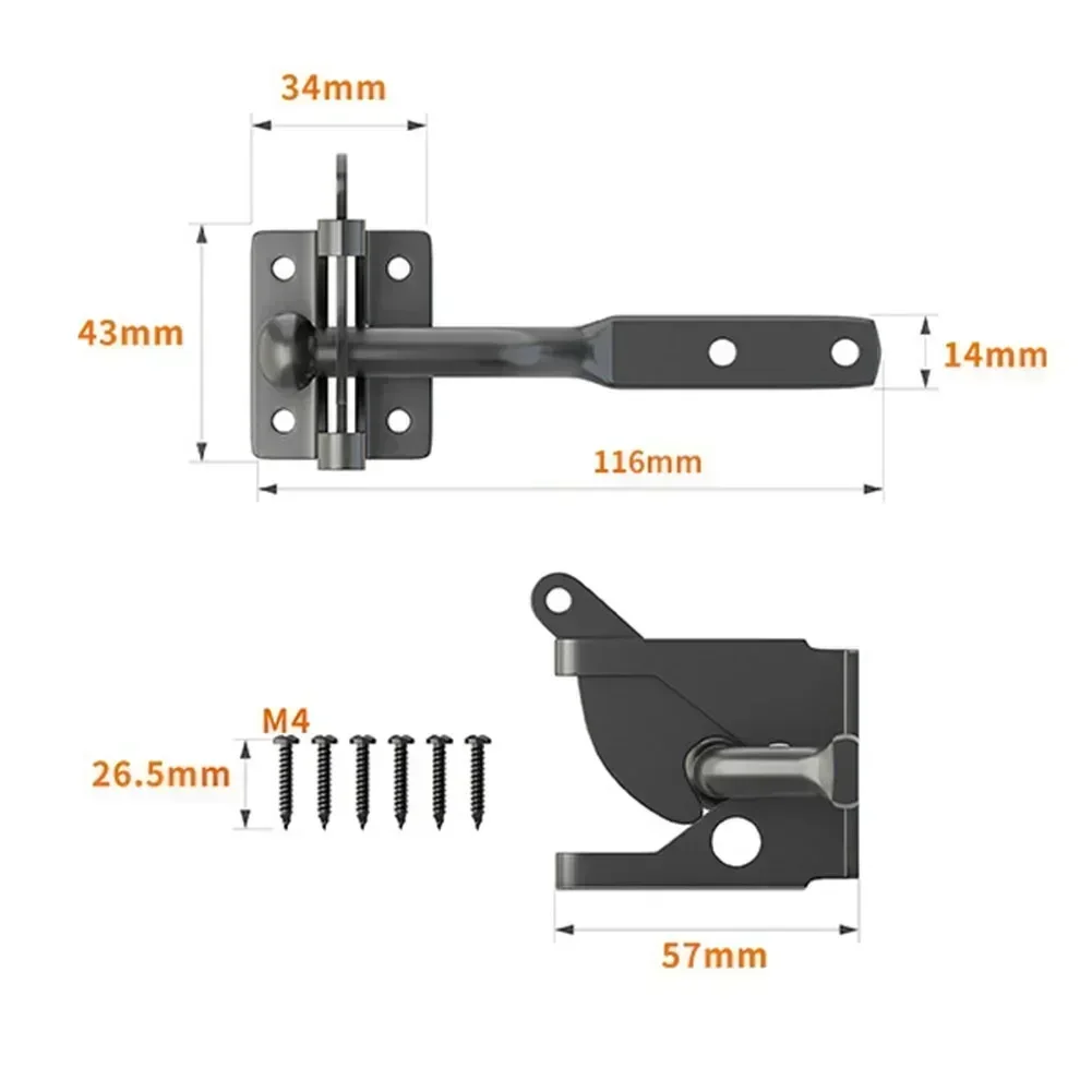 Fence Latch Doors Lock Fence L - Home Improvement Fence 评论和价格
