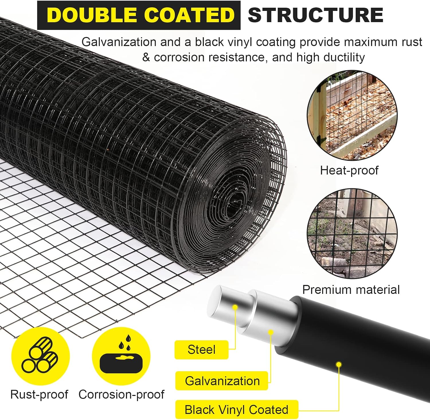 24'' x 100' 1/2inch Hardware C - Home Improvement Fence 评论和价格